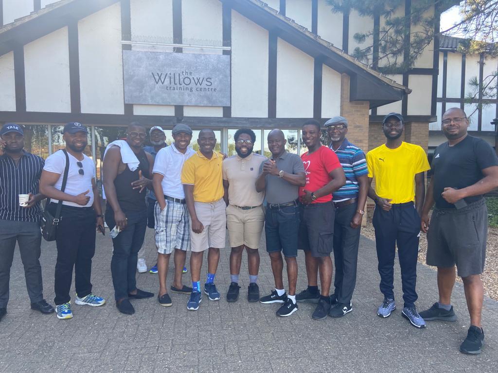 Men united during a ministry gathering