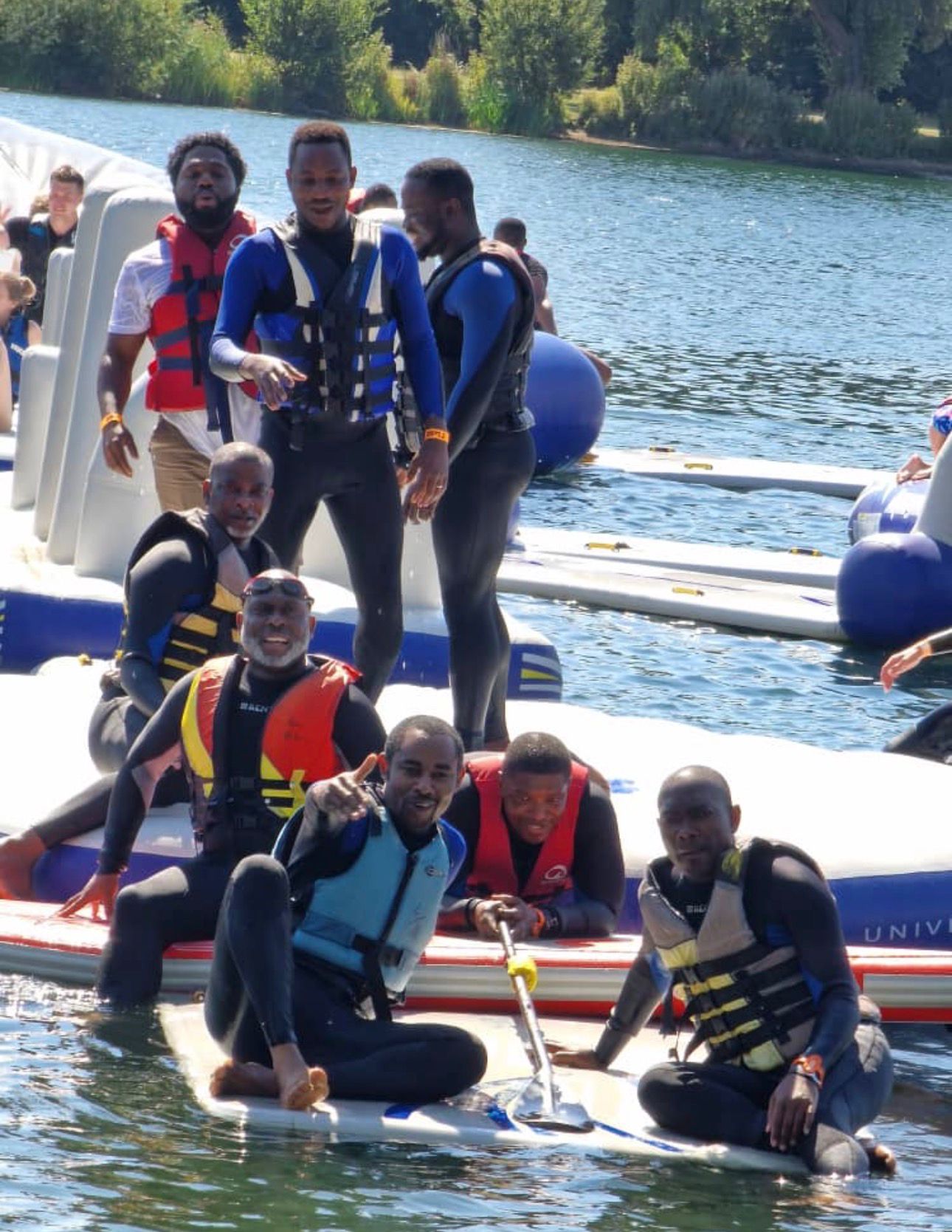 Men in support and fellowship